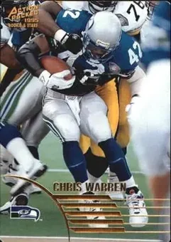 1995 Action Packed Rookies & Stars #77 - Chris Warren - Seattle Seahawks