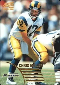 1995 Action Packed Rookies & Stars #80 - Chris Miller - St. Louis Rams