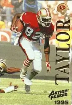 1995 Action Packed #73 - John Taylor - San Francisco 49ers