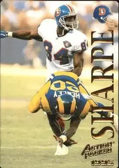 1995 Action Packed #75 - Shannon Sharpe - Denver Broncos