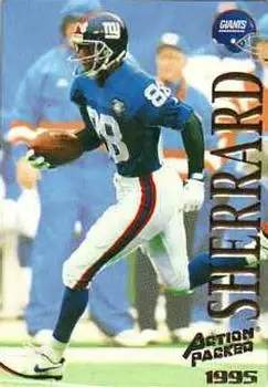 1995 Action Packed #77 - Mike Sherrard - New York Giants