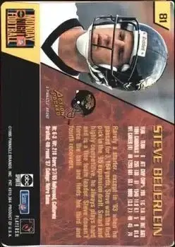1995 Action Packed Monday Night Football #81 - Steve Beuerlein - Jacksonville Jaguars - Back