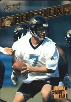 1995 Action Packed Monday Night Football #81 - Steve Beuerlein - Jacksonville Jaguars