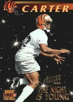 1995 Action Packed Monday Night Football #82 - Ki-Jana Carter - Cincinnati Bengals - Front 1995 Action Packed Monday Night Football #82 - Ki-Jana Carter - Cincinnati Bengals - Front