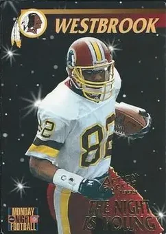 1995 Action Packed Monday Night Football #84 - Michael Westbrook - Washington Redskins