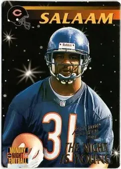 1995 Action Packed Monday Night Football #90 - Rashaan Salaam - Chicago Bears