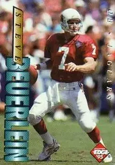 1995 Collector's Edge #86 - Steve Beuerlein - Jacksonville Jaguars