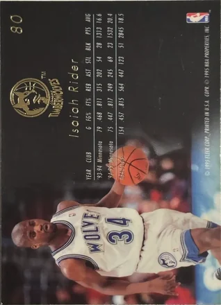 Isaiah Rider Rückseite