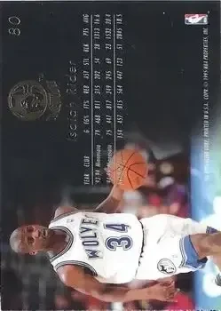 Back of Isaiah Rider