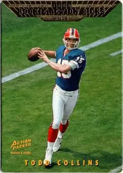 1995 Action Packed Rookies & Stars #83 - Todd Collins - Buffalo Bills