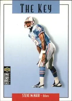 1995 Collector's Choice Update #U80 - Steve McNair - Houston Oilers