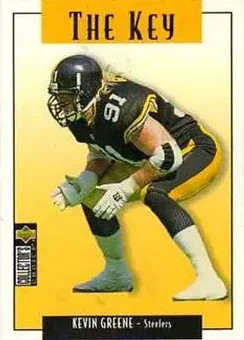 1995 Collector's Choice Update #U81 - Kevin Greene - Pittsburgh Steelers