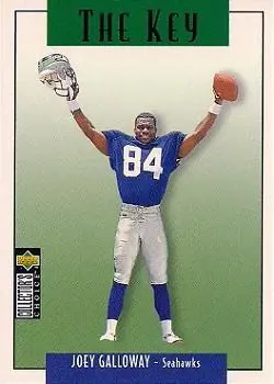 1995 Collector's Choice Update #U82 - Joey Galloway - Seattle Seahawks - Front 1995 Collector's Choice Update #U82 - Joey Galloway - Seattle Seahawks - Front