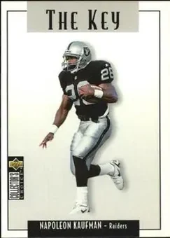 1995 Collector's Choice Update #U83 - Napoleon Kaufman - Oakland Raiders