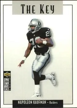 1995 Collector's Choice Update #U83 - Napoleon Kaufman - Oakland Raiders