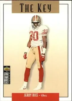 1995 Collector's Choice Update #U84 - Jerry Rice - San Francisco 49ers