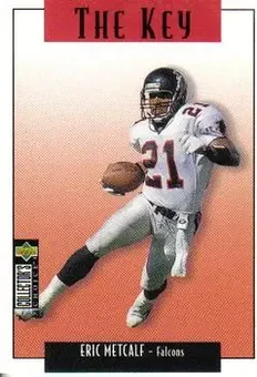 1995 Collector's Choice Update #U86 - Eric Metcalf - Atlanta Falcons