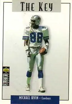 1995 Collector's Choice Update #U90 - Michael Irvin - Dallas Cowboys