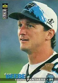 1995 Collector's Choice Update #U91 - Don Beebe - Carolina Panthers