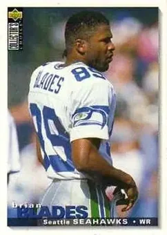 1995 Collector's Choice #92 - Brian Blades - Seattle Seahawks