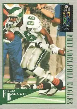 1995 Classic NFL Experience #80 - Fred Barnett - Philadelphia Eagles