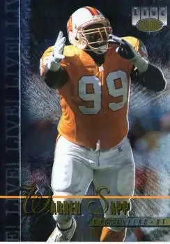1995 Classic Images Limited Live #88 - Warren Sapp - Tampa Bay Buccaneers - Front 1995 Classic Images Limited Live #88 - Warren Sapp - Tampa Bay Buccaneers - Front