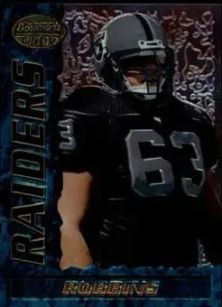1995 Bowman's Best #49 - Barrett Robbins - Oakland Raiders