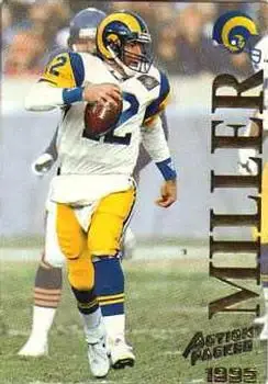 1995 Action Packed #89 - Chris Miller - St. Louis Rams