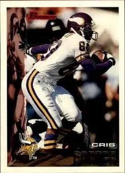 1995 Bowman #90 - Cris Carter - Minnesota Vikings 1995 Bowman #90 - Cris Carter - Minnesota Vikings