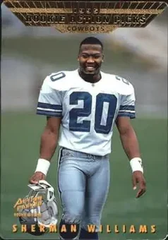 1995 Action Packed Rookies & Stars #91 - Sherman Williams - Dallas Cowboys 1995 Action Packed Rookies & Stars #91 - Sherman Williams - Dallas Cowboys