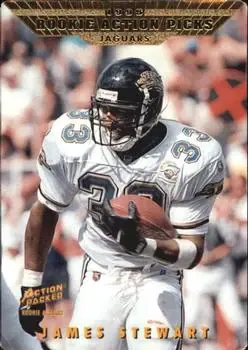 1995 Action Packed Rookies & Stars #97 - James Stewart - Jacksonville Jaguars
