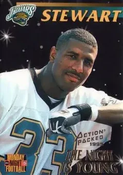 1995 Action Packed Monday Night Football #95 - James Stewart - Jacksonville Jaguars