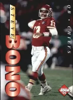 1995 Collector's Edge #91 - Steve Bono - Kansas City Chiefs