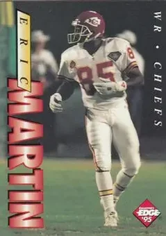 1995 Collector's Edge #95 - Eric Martin - Kansas City Chiefs