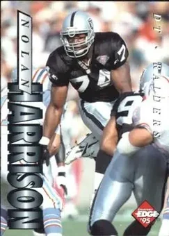 1995 Collector's Edge #100 - Nolan Harrison - Los Angeles Raiders