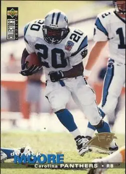 1995 Collector's Choice Update #U105 - Derrick Moore - Carolina Panthers
