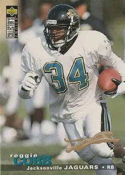 1995 Collector's Choice Update #U109 - Reggie Cobb - Jacksonville Jaguars
