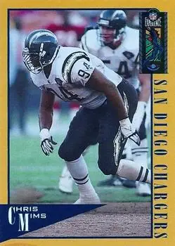 1995 Classic NFL Experience #99 - Chris Mims - San Diego Chargers