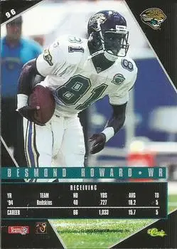 1995 Classic Images Limited Live #96 - Desmond Howard - Jacksonville Jaguars