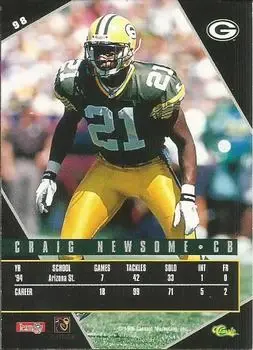 1995 Classic Images Limited Live #98 - Craig Newsome - Green Bay Packers - Back