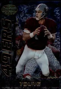 1995 Bowman's Best #54 - Steve Young - San Francisco 49ers