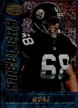 1995 Bowman's Best #54 - Brendan Stai - Pittsburgh Steelers