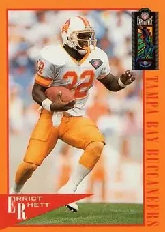 1995 Classic NFL Experience #104 - Errict Rhett - Tampa Bay Buccaneers