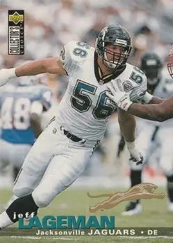 1995 Collector's Choice Update #U110 - Jeff Lageman - Jacksonville Jaguars