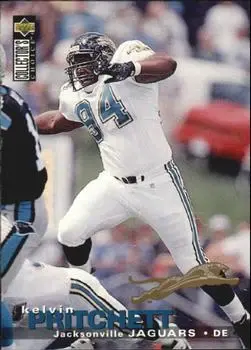 1995 Collector's Choice Update #U118 - Kelvin Pritchett - Jacksonville Jaguars - Front