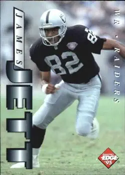 1995 Collector's Edge #103 - James Jett - Los Angeles Raiders