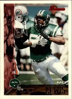 1995 Bowman #93 - Mo Lewis - New York Jets