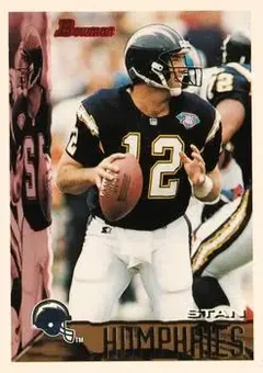 1995 Bowman #97 - Stan Humphries - San Diego Chargers