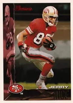 1995 Bowman #100 - Jerry Rice - San Francisco 49ers