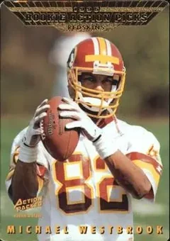 1995 Action Packed Rookies & Stars #103 - Michael Westbrook - Washington Redskins 1995 Action Packed Rookies & Stars #103 - Michael Westbrook - Washington Redskins